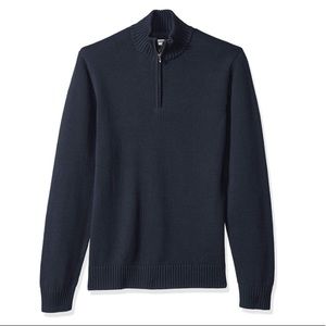 Goodthreads Men’s Soft Cotton Quarter Zip Sweater